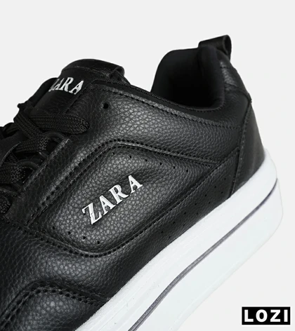 کفش کتانی مردانه و زنانه مشکی ZARA مدل 7820