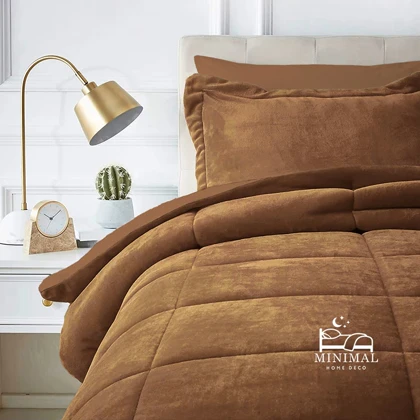 روتختی مینیمال کتان مخمل طرح مربع