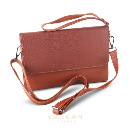 کیف دوشی و دستی چرم یلسان مدل هیراد کد 042-GL