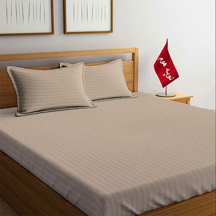 سرویس ملحفه و روبالشتی مینیمال هتلی راه راه