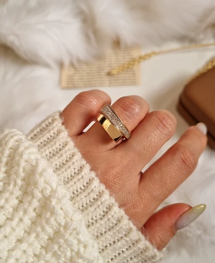 انگشتر طرح طلا ژوپینگ A9