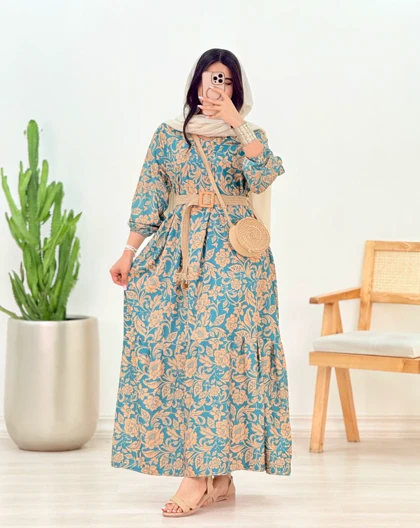 پیراهن ساحلی متین(38)کد:5355