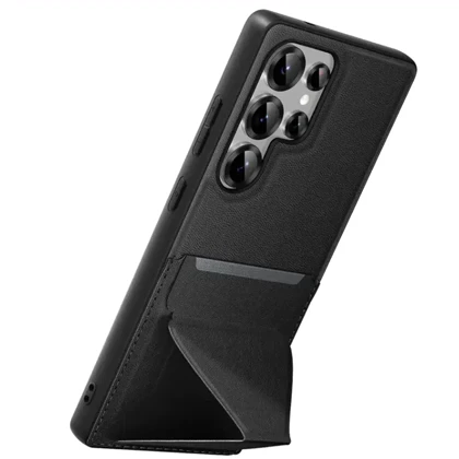 قاب گوشی سامسونگ S25 Ultra گرین لاین مدل GNSLRCS25UBK استند دار