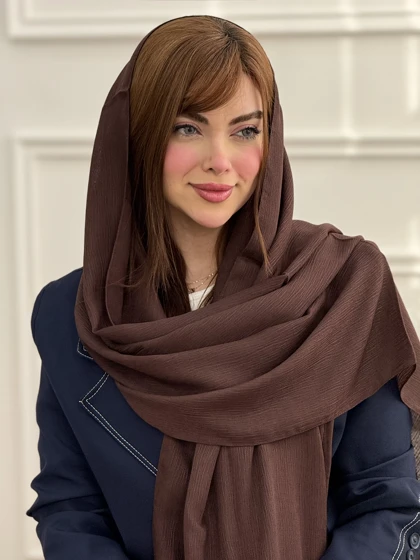 شال نخی ساده درختی