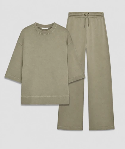 ست دورس و شلوار وایدلگ zara655