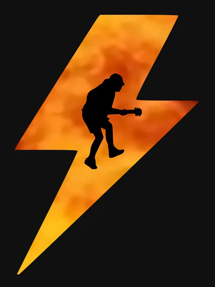 تیشرت ای‌سی دی‌سی | Angus Young High Voltage Essential کد 240576