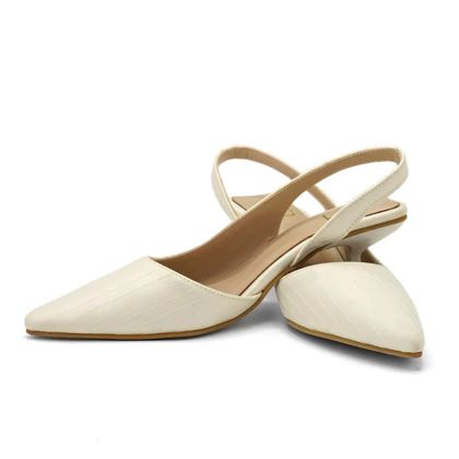 کفش مجلسی زنانه پاشنه‌دار 3 سانت مدل sandal valentino - 0097