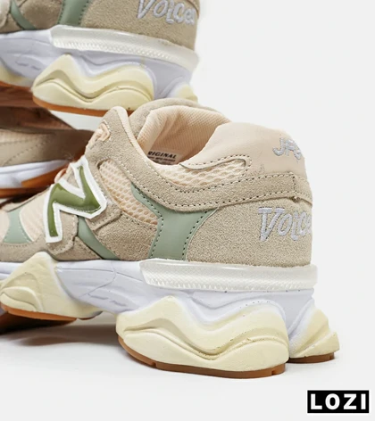 کفش کتانی زنانه کرم سبز NEW BALANCE 9060