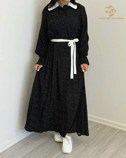 پیراهن نخی زنانه رونا