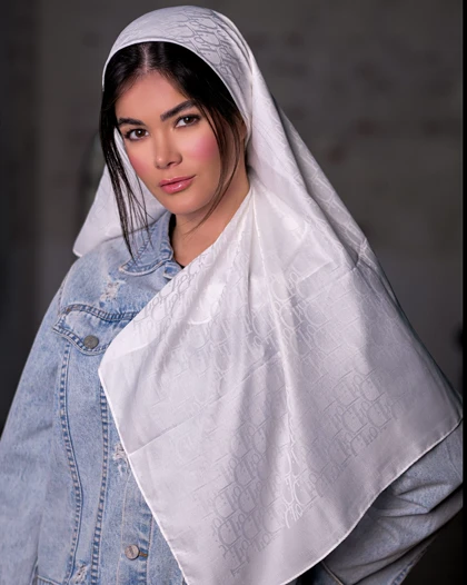 روسری کاریان ابریشم Dior (قواره 90) 30121
