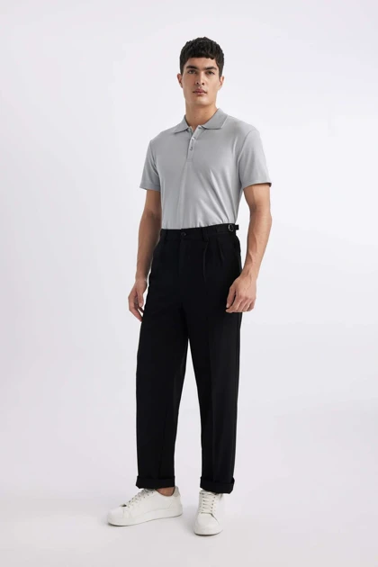 تیشرت یقه پولو مردانه defacto