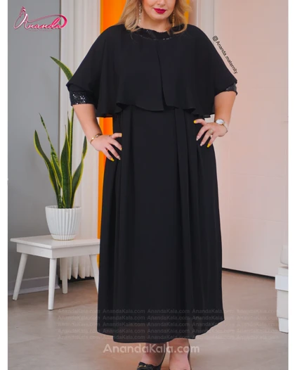 پیراهن بارداری شنل دار پرنیان