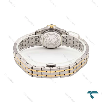 ساعت الکسا Special زنانه دورنگ طلایی صفحه سرمه ای Alexa-6141-L