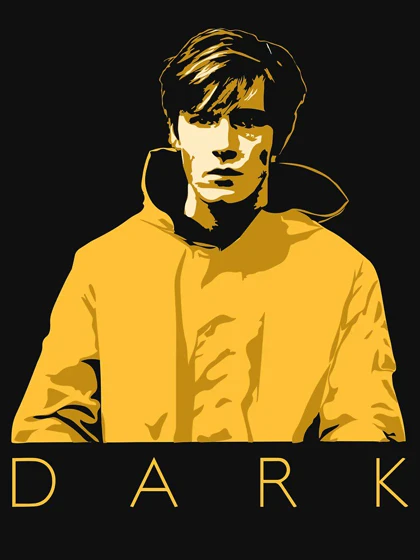 تیشرت کلاسیک دارک | تیشرت CLASSIC DARK طرح Dark Jonas Negative Portrait کد 111096
