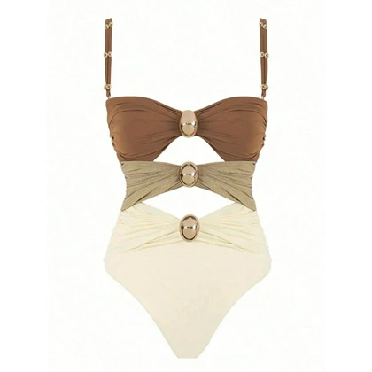 مایو زنانه یک تکه مندس (Mandes) برند شین Shein