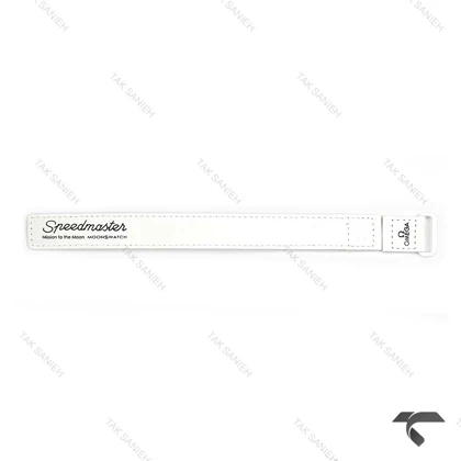 بند اصلی ساعت مچی امگا سواچ سفید ماموریت به ماه Swatch-Strap-10658-U