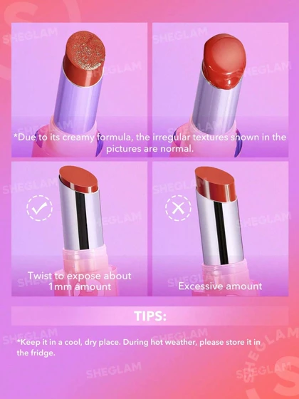 رژ لب براق شیگلم مدل Mirror Kiss High-Shine Lipstick