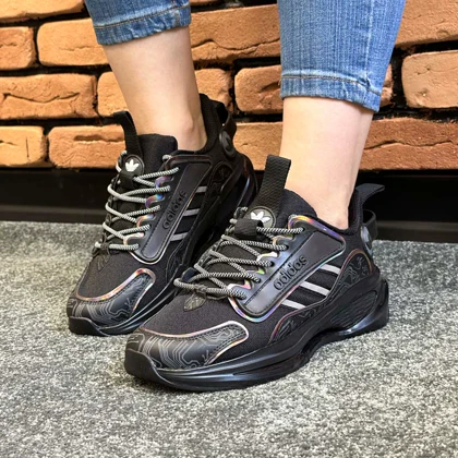 کتانی اسپرت زنانه مدل آدیداس هرموسو ADIDAS HAEMOSO رنگ مشکی کد 85144
