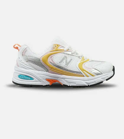 کفش کتانی زنانه صورتی زرد NEW BALANCE 530