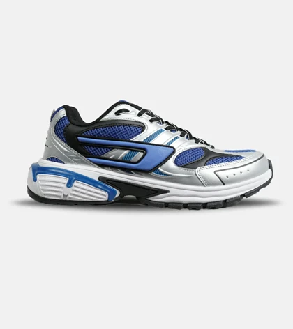 کفش کتانی مردانه نقره ای آبی DIESEL S-SERENDIPITY SPORT مدل 6905