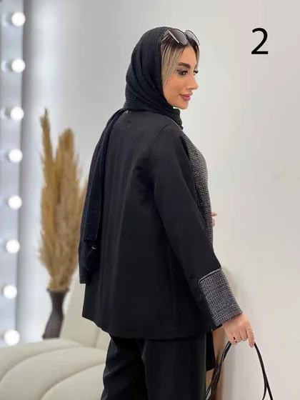 مانتو ترکیبی لمه