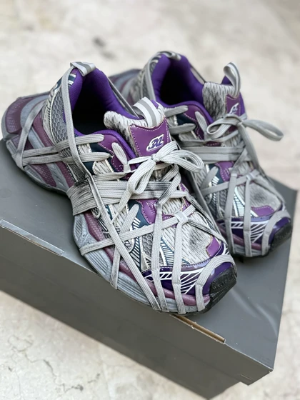 کتانی مردانه اسپایدری بنفش