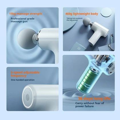ماساژور تفنگی شارژی ام دی اچ ال MDHL مدل MG-203 با 6 سطح سرعت