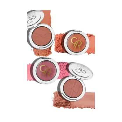 رژگونه پودری گلدن رز مدل Powder Blush رنگ Coral Rose شماره 08