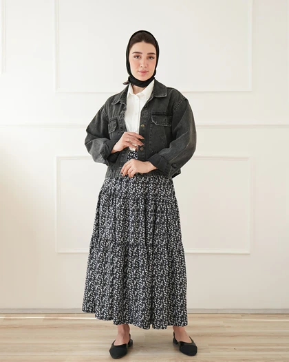 دامن چین‌دار شهرزاد 7 | هیبا