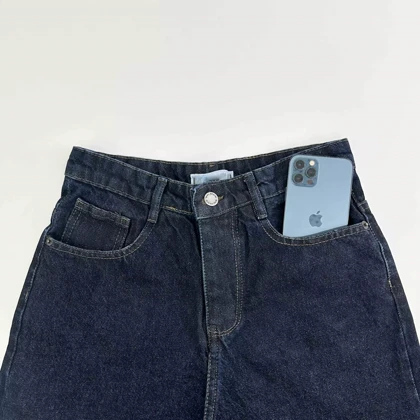 شلوار جین نیم بگ 1007402
