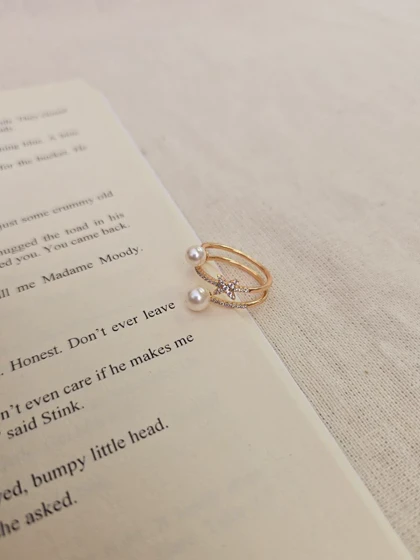 انگشتر مروارید ستاره ژوپینگ