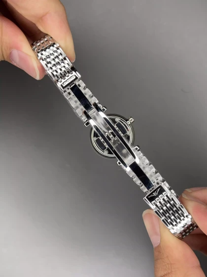 ساعت مچی لونژین بند سیلور صفحه مشکی Longines