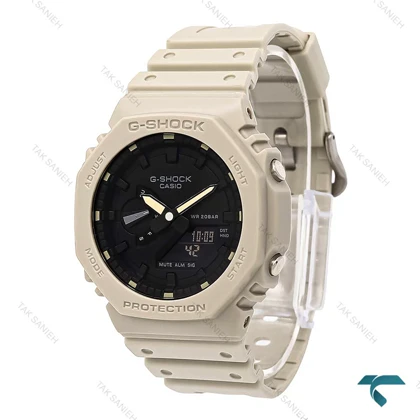 ساعت کاسیو جیشاک GA2100 مردانه کرم GShock-7145-L