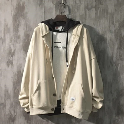 سویشرت دکمه دار سه نخ داخل کرک