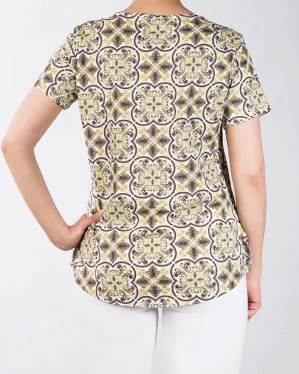 تیشرت طرح سنتی زنانه