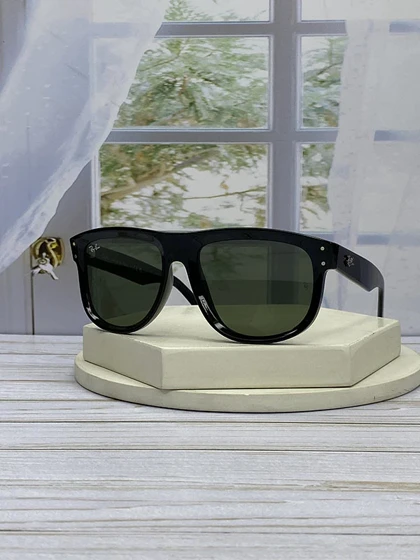 عینک آفتابی Ray-Ban Reverse مدل RB R0501S مشکی UV400، فریم کائوچو استات، مناسب صورت بزرگ