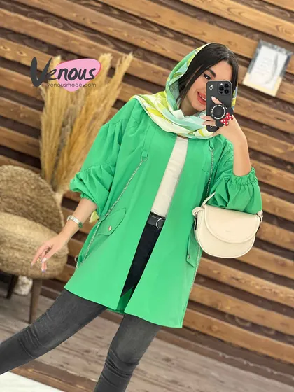 مانتو داکرون زنجیردار