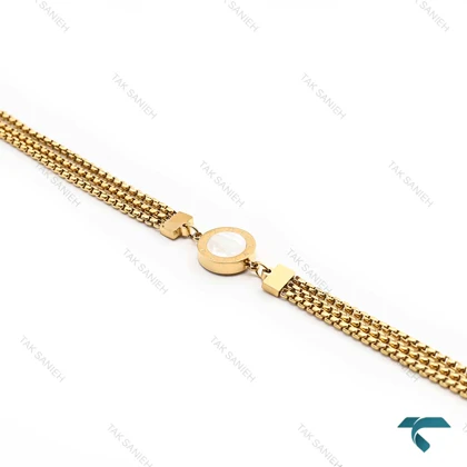 دستبند بولگاری ظریف طلایی زنانه Bvlgari-8327-L