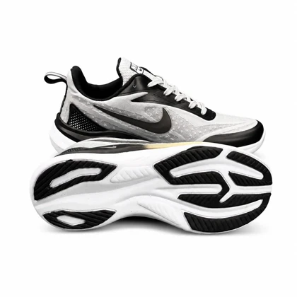 کفش کتانی مردانه مدل نایکی طوسی مشکی 2 NIKE New