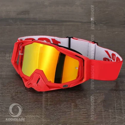 عینک طوفان و اسکی 100% RACECRAFT Red درجه یک