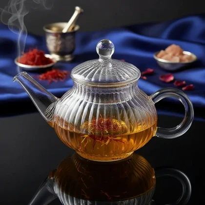 قوری زعفران خطی