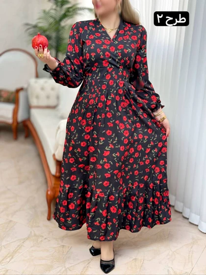 پیراهن فلور تیارا 2708