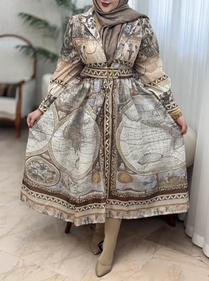 پیراهن ساتن سیلک پریرخ 3145