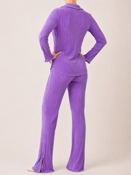 ست شومیز و شلوار پلیسه 1435