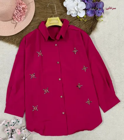 شومیز مانتویی دلارام کد 76514