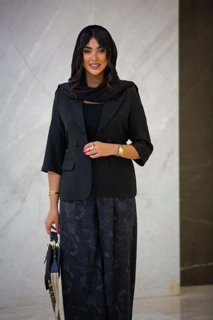 کت کریستال آستین سه ربع