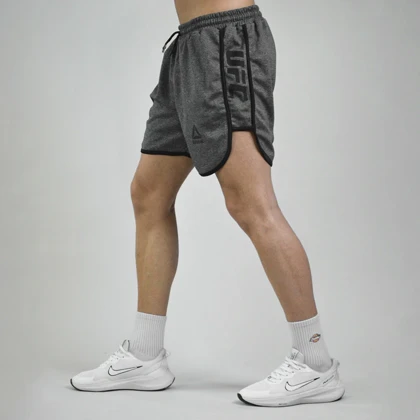 شلوارک ورزشی مردانه ریباک مدل PY-UFC-3G1102 طوسی تیره