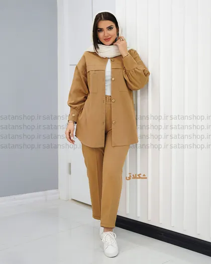 مانتو و شلوار راحیل کد: 1138