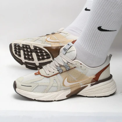 کفش و کتانی مردانه و زنانه مدل نایک NIKE V2K رنگ کرم کد 41423