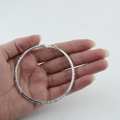 گوشواره زنانه مدل حلقه‌ای تنسی